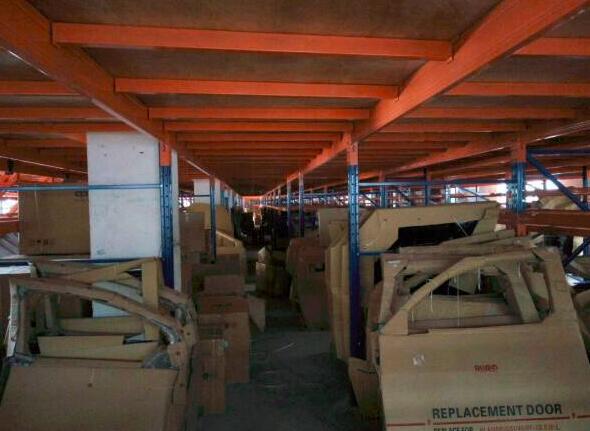 汽车配件仓库阁楼平台货架案例